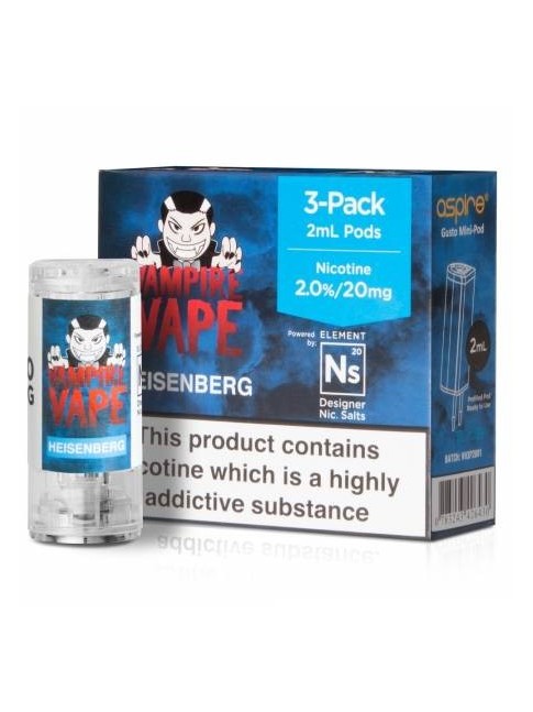 Köp Vampire Vape Heisenberg - Aspire Gusto Mini NS20 Pod i vape