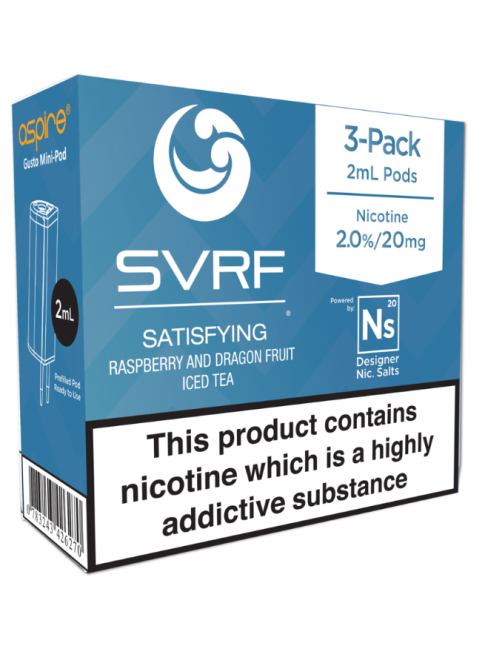 Köp SVRF Satisfying - Aspire Gusto Mini NS20 Pod i vape shop i
