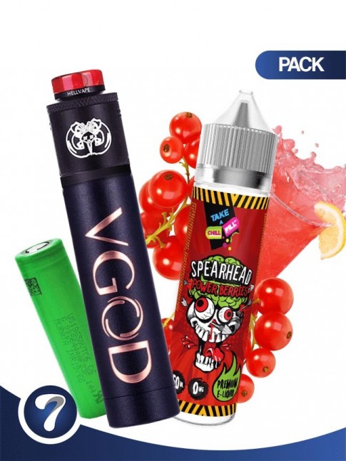 Buy VGOD Pro Mech Mod + HellVape DROP DEAD RDA + 50 ml E-liquid